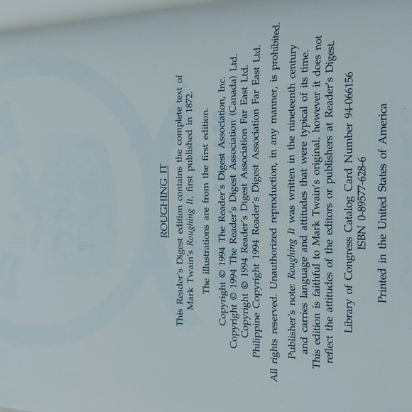 Roughing  It by Mark Twain - Picture 7 of 9